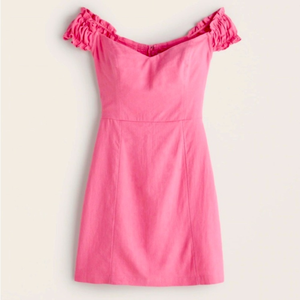 Abercrombie Off the shoulder corset mini dress